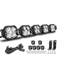 X-Linkable 34" 150W Off-Road LED Light Bar – 5-Light High Output Combo Beam, IP67 Waterproof