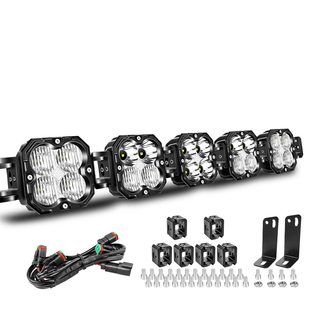 X-Linkable 34" 150W Off-Road LED Light Bar – 5-Light High Output Combo Beam, IP67 Waterproof