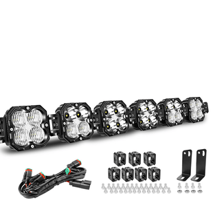 X-Linkable 40" 180W Ultra-Bright LED Light Bar – 6-Light Dual Optic Combo, IP67 Rated