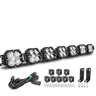 X-Linkable 46" 210W Ultra-Bright LED Light Bar –7-Light Dual Optic Combo, IP67 Rated