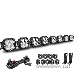 X-Linkable 53" 240W Ultra-Bright LED Light Bar –8-Light Dual Optic Combo, IP67 Rated