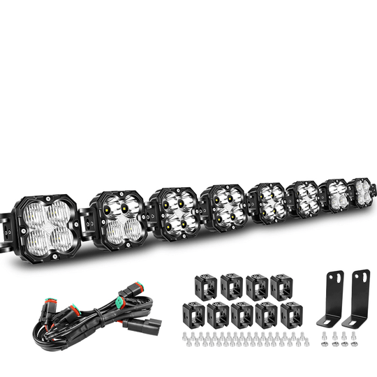 Linkable LED Light Bar 53" 240W triple combo beam