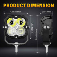 4.5-Inch Pod Light combo beam