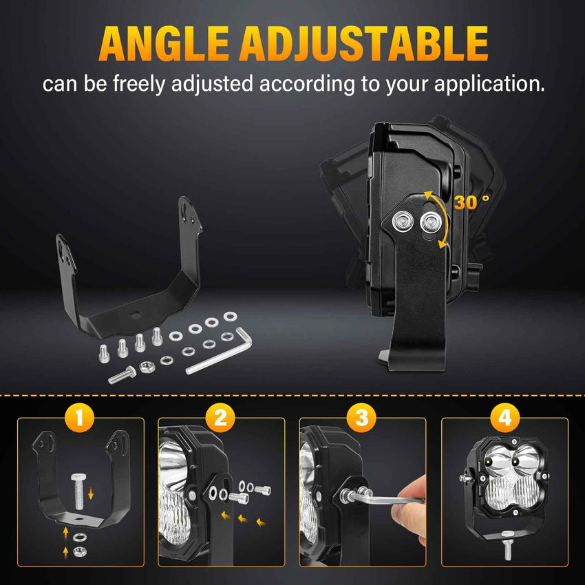 4.5-Inch Pod Light combo beam