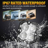 4.5-Inch Pod Light flood beam
