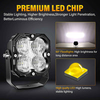 4.5-Inch Pod Light flood beam