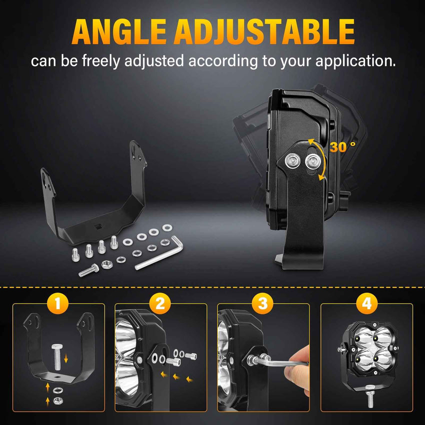 4.5-Inch Pod Light Spot beam