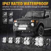 X-Linkable 34" 150W Off-Road LED Light Bar – 5-Light High Output Combo Beam, IP67 Waterproof