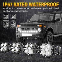 X-Linkable 53" 240W Ultra-Bright LED Light Bar –8-Light Dual Optic Combo, IP67 Rated