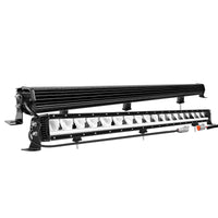 Qihang Series 34" 120W 2-in-1 LED Light Bar with Amber DRL - 4000 Lumens High Visibility Anti-Glare LED Light Bar, IP67 Waterproof Flexible Silicone Design, DT Plug and Play 12V for Cars/Trucks/SUVs
