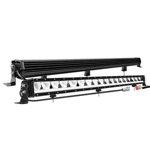 Qihang Series 34" 120W 2-in-1 LED Light Bar with Amber DRL - 4000 Lumens High Visibility Anti-Glare LED Light Bar, IP67 Waterproof Flexible Silicone Design, DT Plug and Play 12V for Cars/Trucks/SUVs