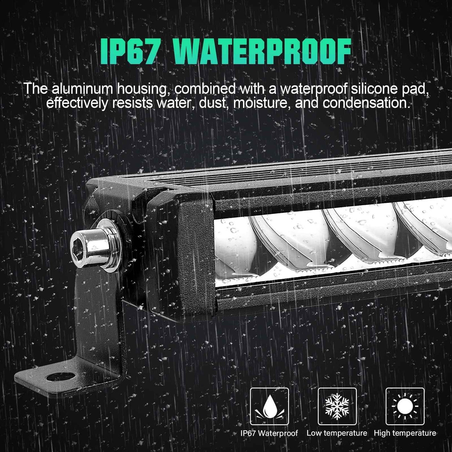 Journey Series 23" 60W Single Row Slim LED Light Bar DT Connector